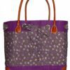 CABAS RAPHIA et TISSU CRT-011 VO <B>  Grand modèle </B>